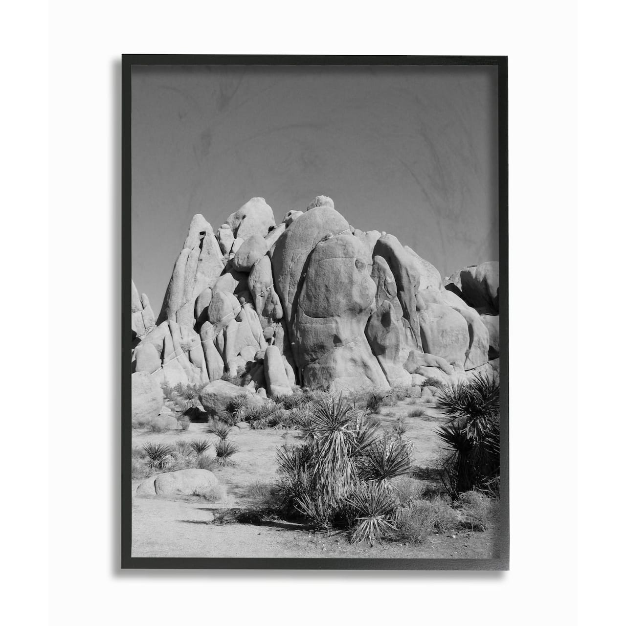 Stupell Industries Desert Landscape Photograph Black Framed Wall Art